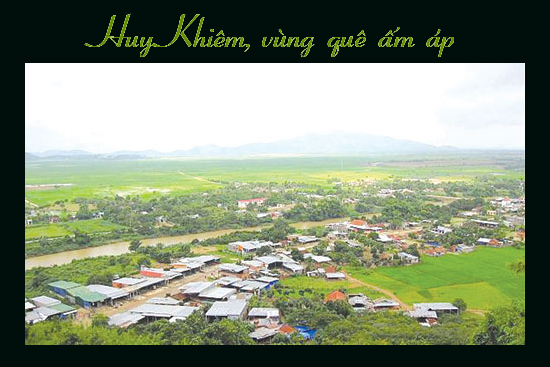 Huy Khiêm, vùng quê ấm áp